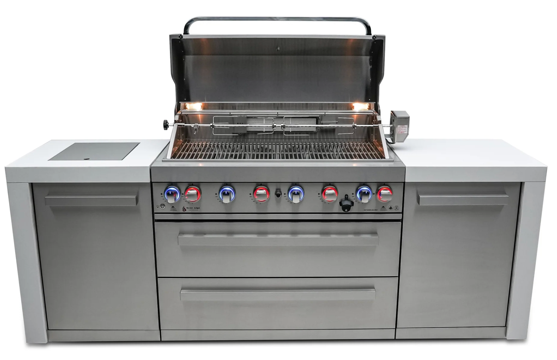Mont Alpi 805 Deluxe Island  6-Burner Grill MAi805-D