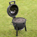 E86714 AKORN Jr. Kamado, Ash Portable Charcoal Grill